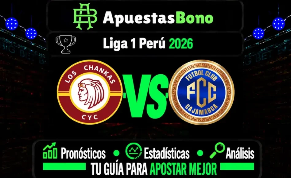 Predicción y análisis de Los Chankas contra FC Cajamarca -Liga 1 Perú- 12 de Septiembre de 2026 (10:30 horas)