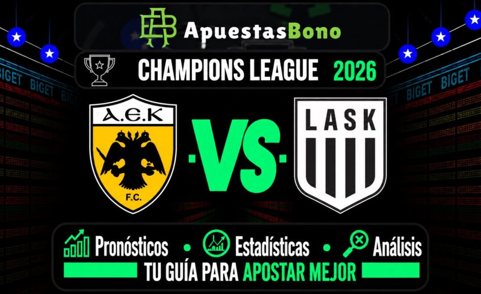 Predicción y análisis – AEK Atenas contra LASK – Champions League, 8 de septiembre de 2026, 18:45 CET