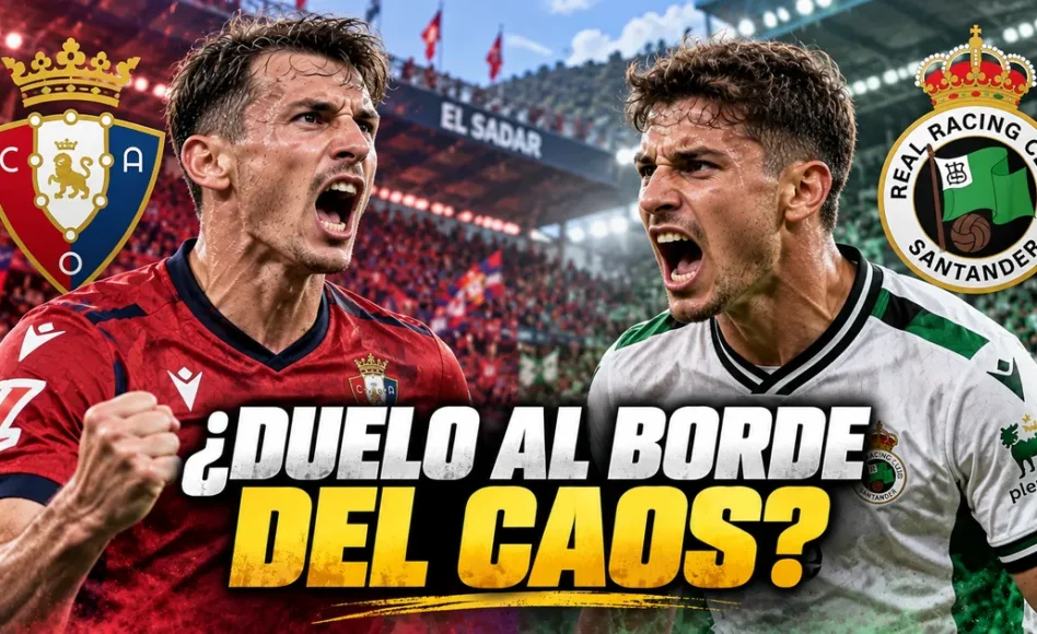 Pronóstico Osasuna vs Racing de Santander: Más de 2.75 goles @1.877