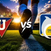 LDU Quito contra Delfín