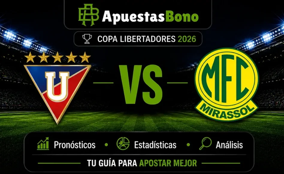Predicción y análisis LDU Quito contra Mirassol –Copa Libertadores 2026– 20 de Agosto (17:00 hora local)