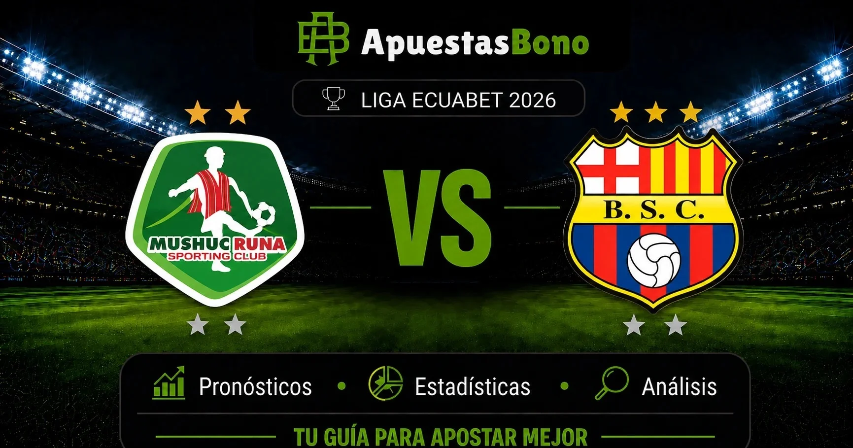 Predicción Mushuc Runa contra Barcelona SC - LigaPro Serie A