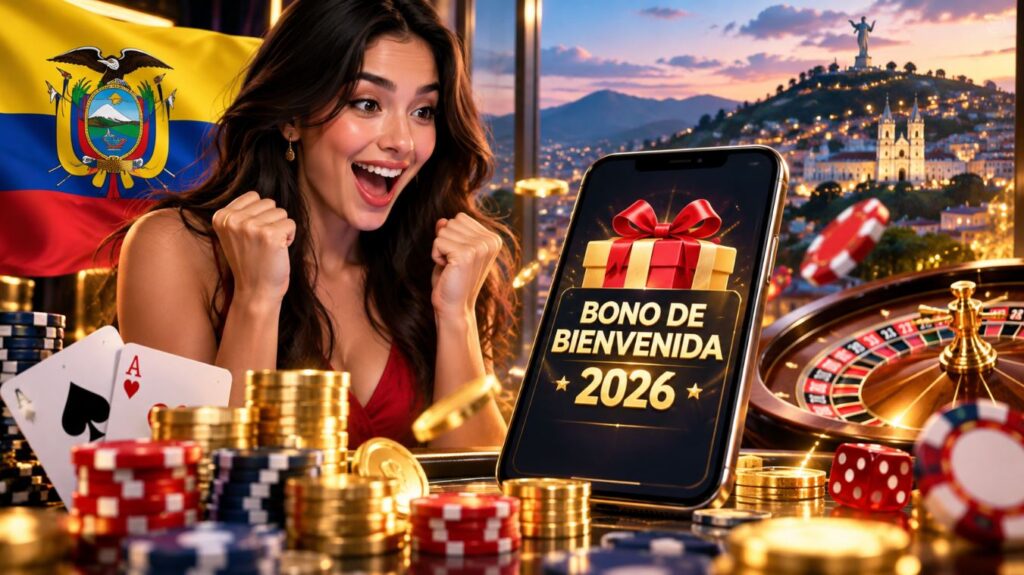 Bono de bienvenida de casino Ecuador 2026 con ofertas para nuevos jugadores y juegos de casino online