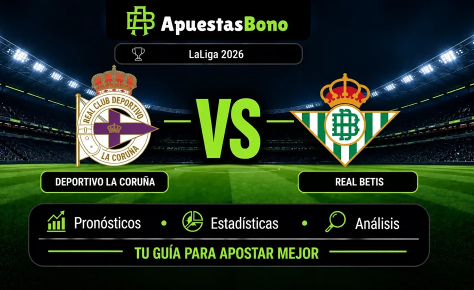 Predicción y análisis de Deportivo La Coruña contra Real Betis -LaLiga- 20 de Septiembre de 2026 (18:30 horas)