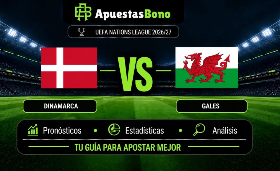 Predicción y análisis de Dinamarca contra Gales –UEFA Nations League A– 27 de Septiembre de 2026 (18:00 CET)