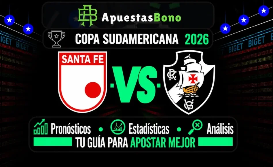 Predicción y análisis de Independiente Santa Fé contra Vasco da Gama –Copa Sudamericana 2026– 8 de Septiembre (19:00 hora local)