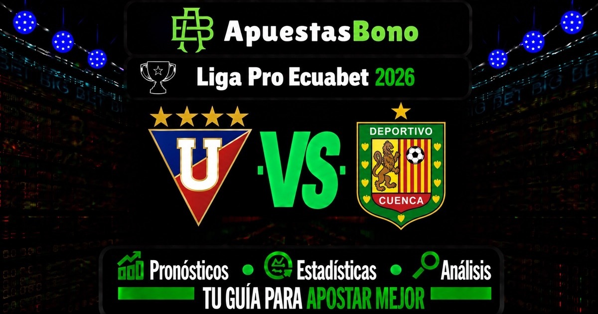 Predicción de LDU Quito contra Cuenca por la LigaPro de Ecuador.