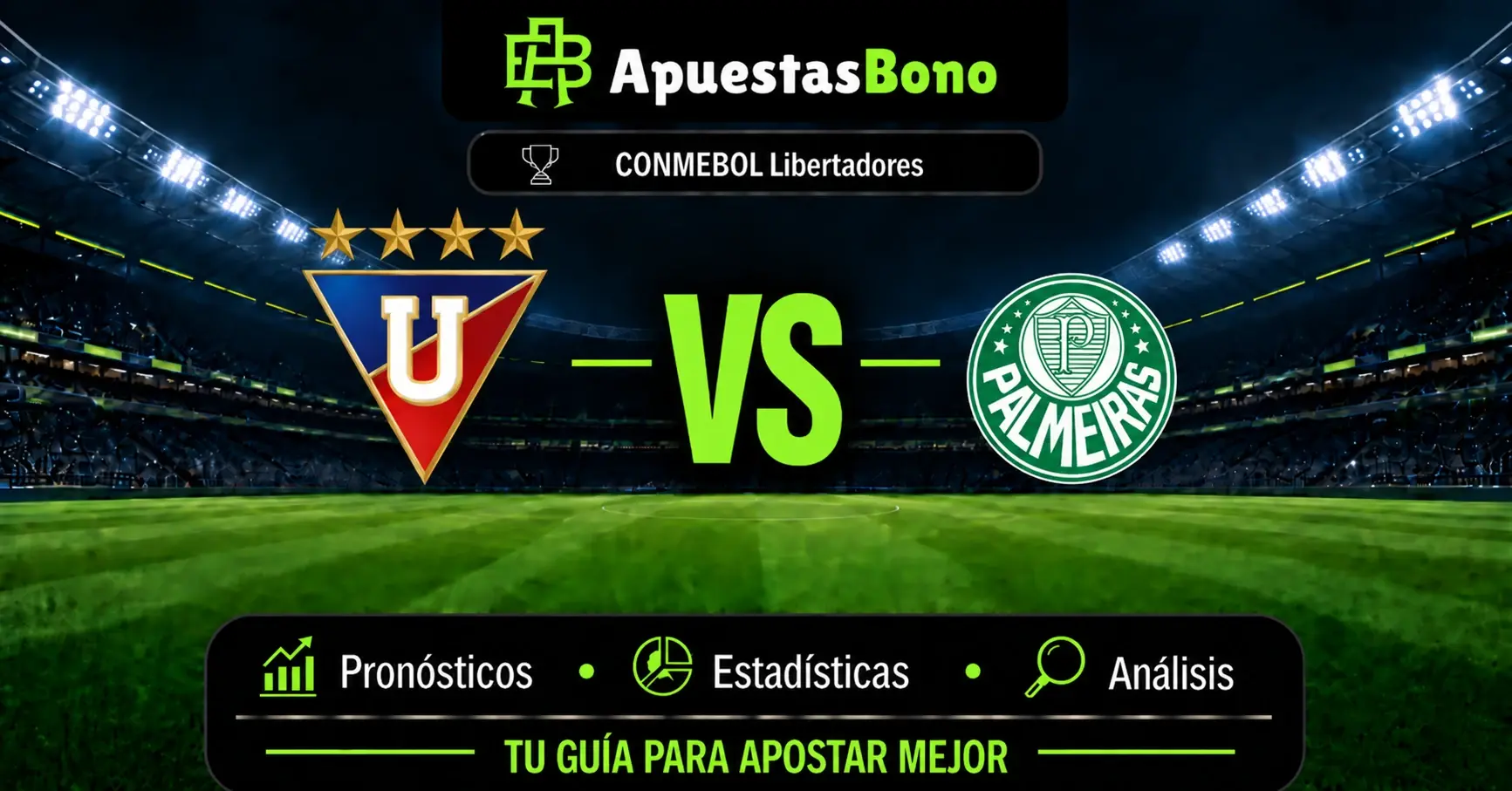 Predicción LDU Quito contra Palmeiras por la Copa Libertadores