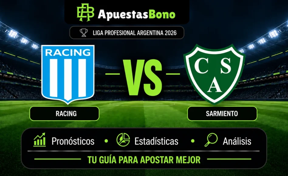 Predicción y análisis de Racing contra Sarmiento –Liga Profesional Argentina 2026– 18 de Septiembre (21:15 hora local)