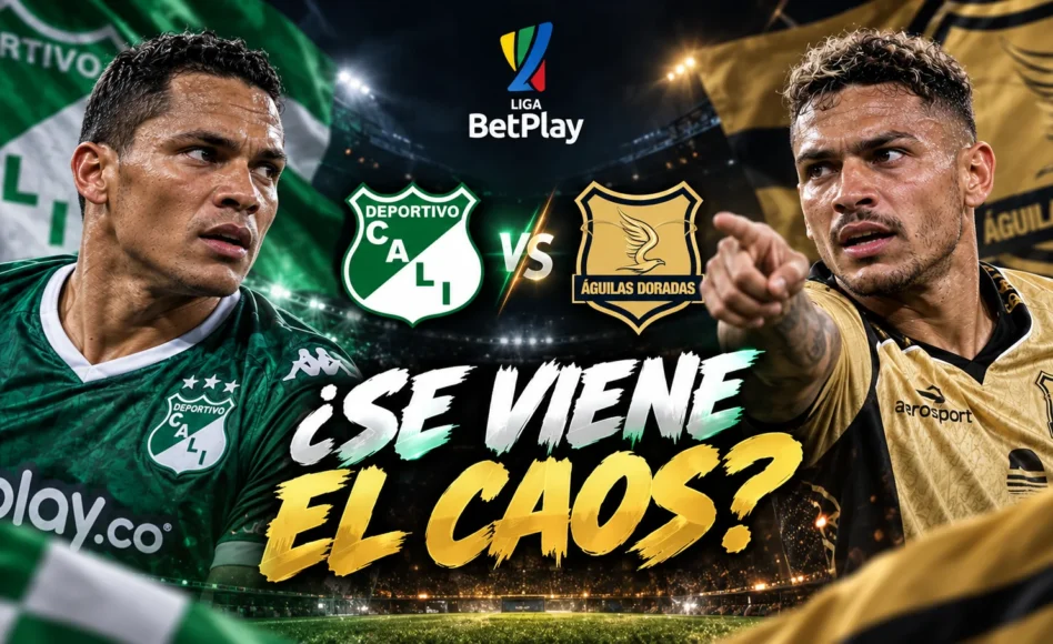 Pronóstico Deportivo Cali vs Águilas – Más de 2.25 goles @2.25