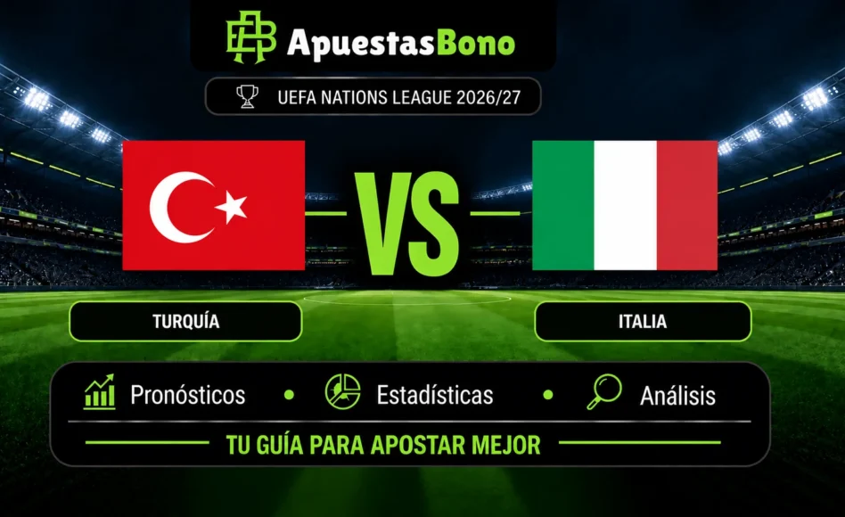 Predicción y análisis de Turquía vs Italia – UEFA Nations League A, 28 de septiembre de 2026, 20:45 CET