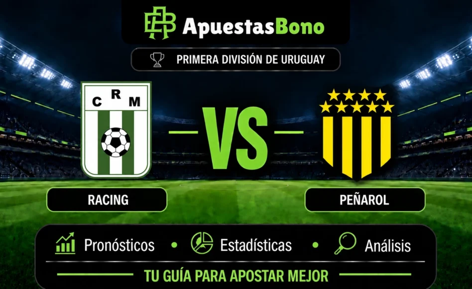 Predicción y análisis de Racing contra Peñarol –Liga Uruguaya Clausura 2026– 4 de octubre (19:30 hora local)