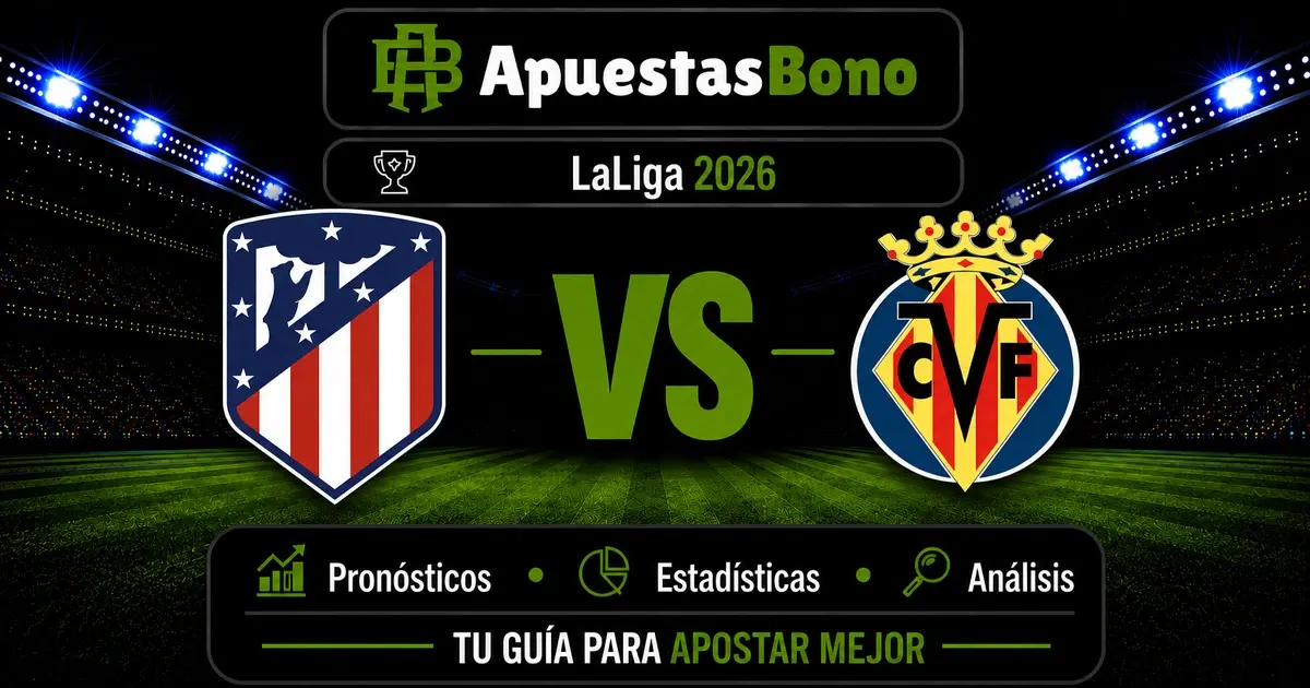 Predicción Atlético de Madrid contra Villarreal por LaLiga 2026