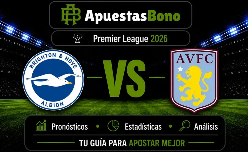 Predicción y análisis del Brighton vs Aston Villa –Premier League– 23 de Agosto de 2026 (15:00 CET)