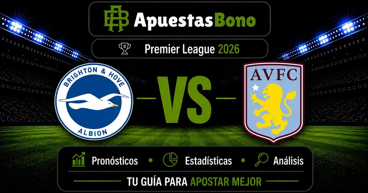 Predicción del partido Brighton vs Aston Villa.