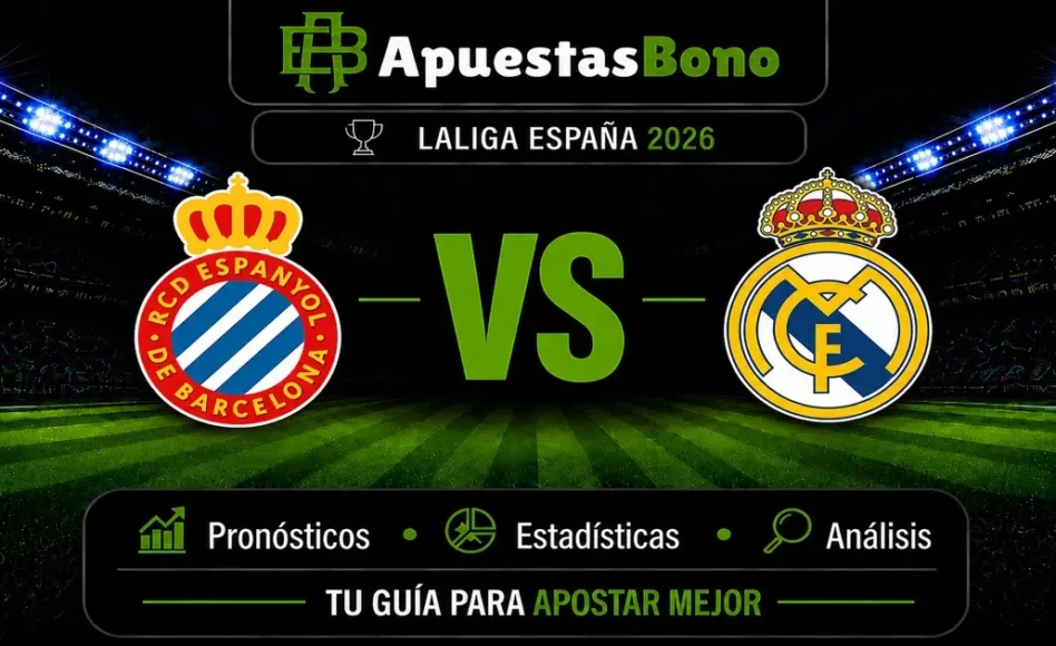 Predicción y análisis de Espanyol contra Real Madrid -LaLiga- 22 de Agosto de 2026 (21:30 horas)