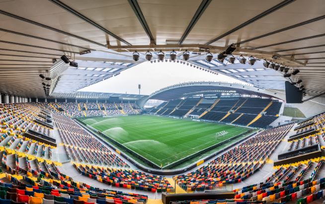 Estadio Udinese contra Como - Serie A, 22 de agosto de 2026