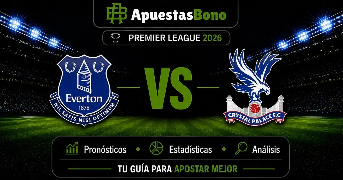 Predicción Everton vs Crystal Palace por la Premier League 2026