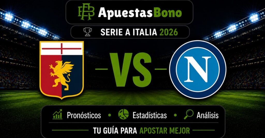 Genoa contra Napoli - Serie A, 22 de agosto de 2026