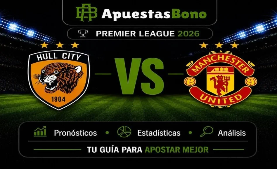 Predicción y análisis de Hull vs Manchester United –Premier League– 22 de Agosto de 2026 (13:30 CET)