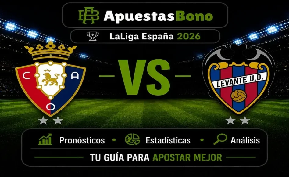 Predicción y análisis de Osasuna contra Levante -LaLiga- 24 de Agosto de 2026 (19:30 horas)