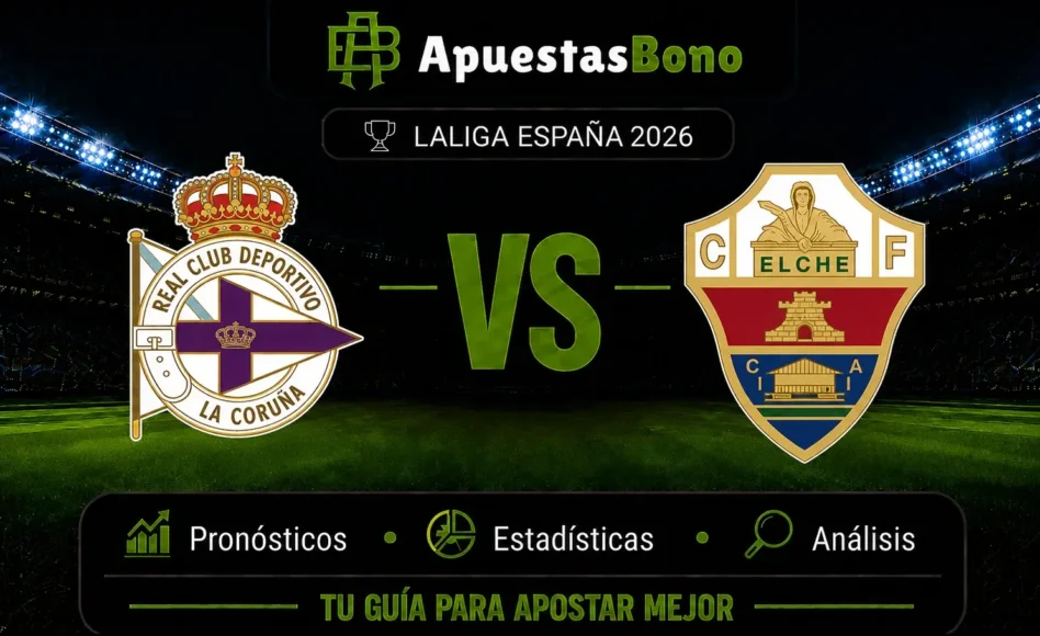 Predicción Deportivo La Coruña contra Elche -LaLiga- 17 Agosto de 2026 (21:00 hora local)