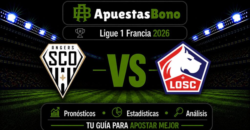 Predicción y análisis Angers vs Lille - Ligue 1 23 de agosto de 2026