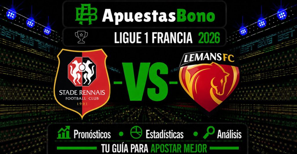 Predicción y análisis Rennes vs Le Mans - Ligue 1 30 de agosto de 2026