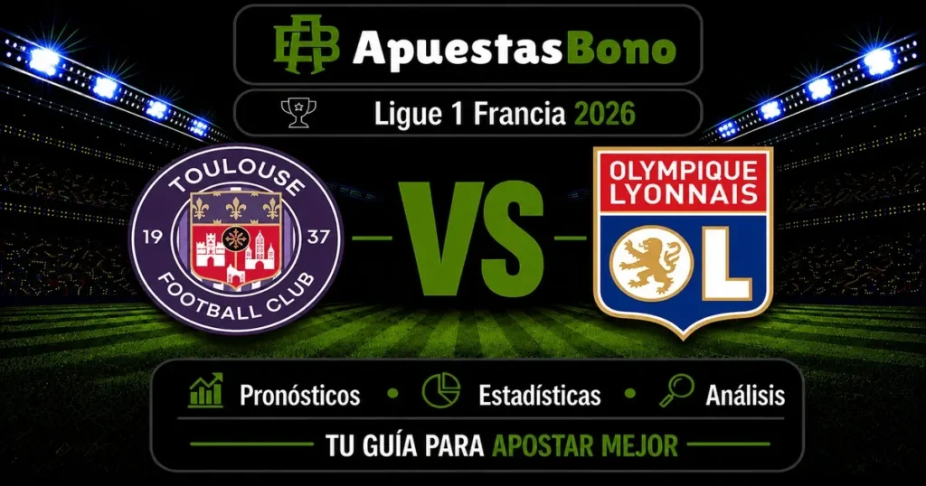 Predicción y análisis Toulouse vs Lyon - Ligue 1 22 de agosto de 2026