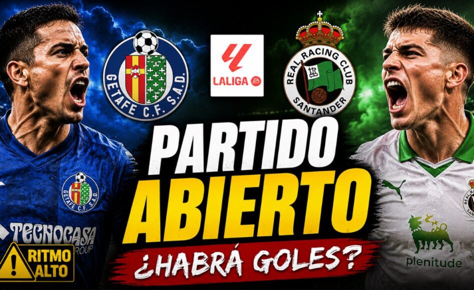 Pronóstico Getafe vs Racing Santander – over 1.75 goles @1.78