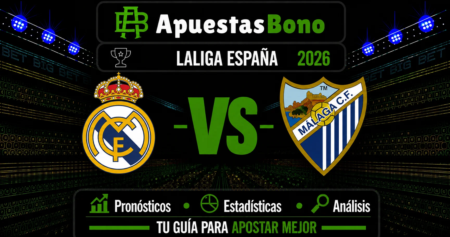Predicción Real Madrid contra Málaga por LaLiga 2026