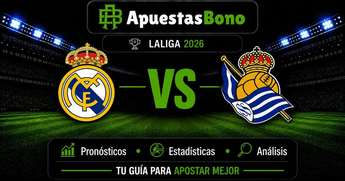 Predicción Real Madrid contra Real Sociedad por LaLiga 2026