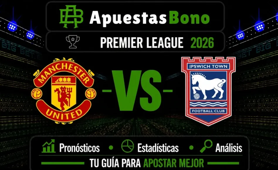 Predicción y análisis Manchester United vs Ipswich – Premier League: 30 de agosto de 2026, 17:30 CET
