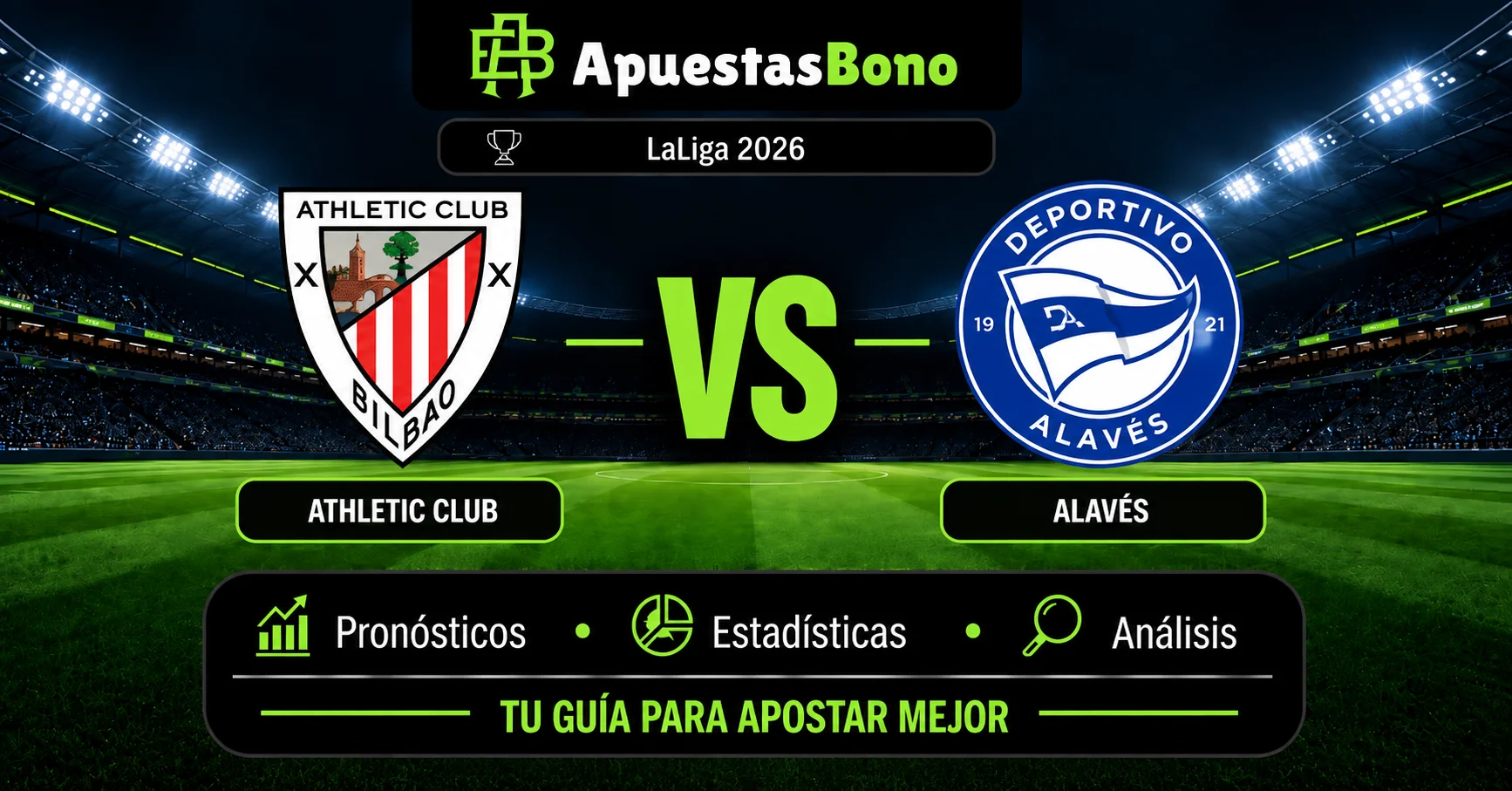 Predicción Athletic Club contra Alavés por LaLiga 2026.