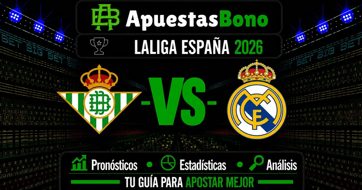 Predicción Betis contra Real Madrid por LaLiga 2026