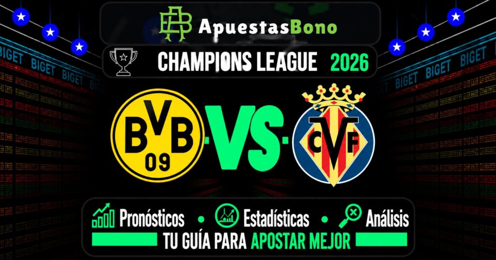 Borussia Dortmund contra Villarreal – Champions League – 8 de septiembre de 2026
