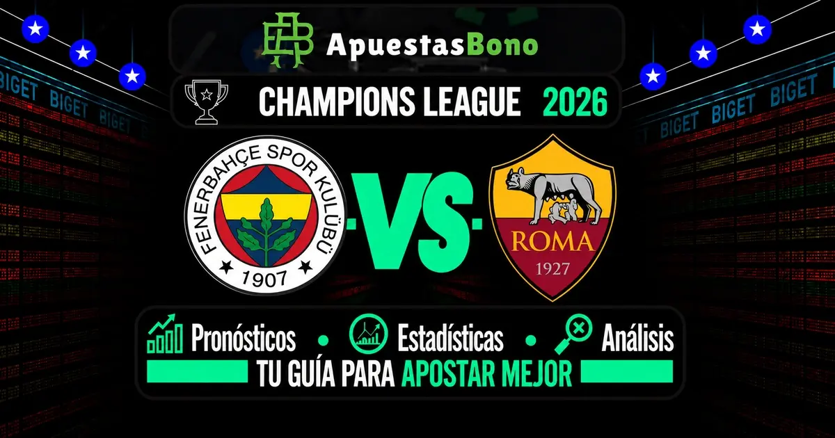 Predicción Fenerbahçe contra Roma por la Champions League 2026.