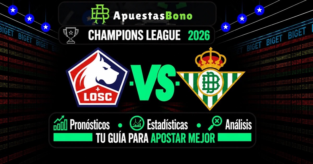 Predicción Lille contra Real Betis por la Champions League 2026.