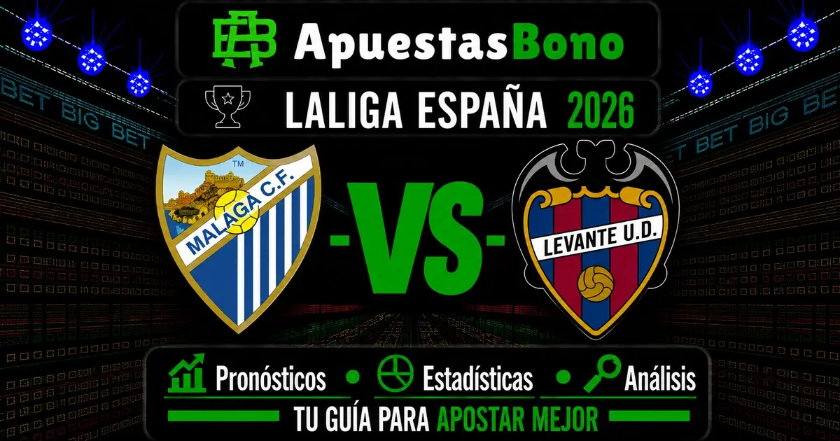 Predicción Málaga contra Levante por LaLiga 2026.