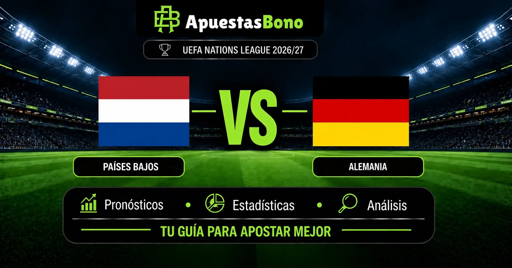 Predicción Países Bajos contra Alemania por la Nations League 2026