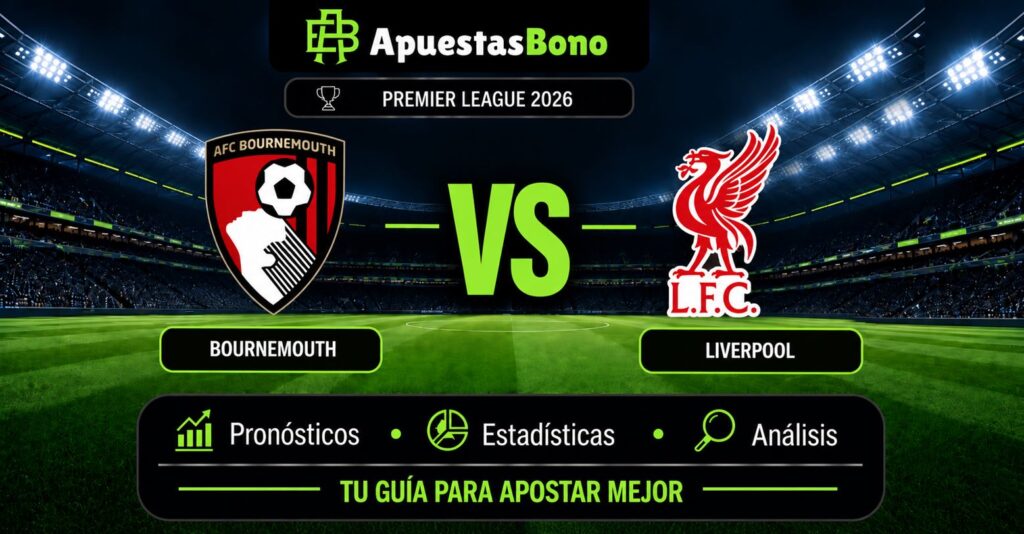 Predicción y análisis de Bournemouth vs Liverpool – Premier League, 20 de septiembre de 2026