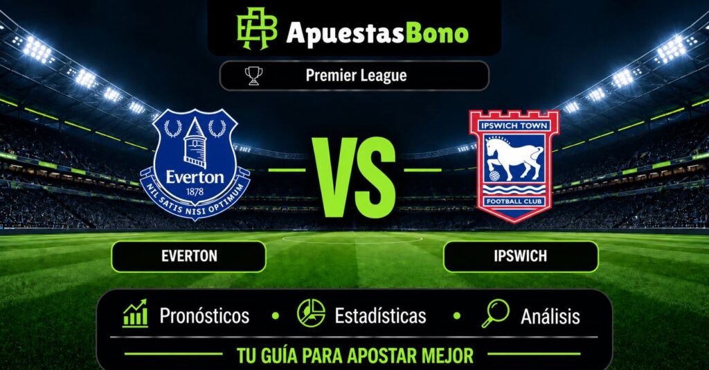 Predicción y análisis de Everton vs Ipswich – Premier League, 19 de septiembre de 2026