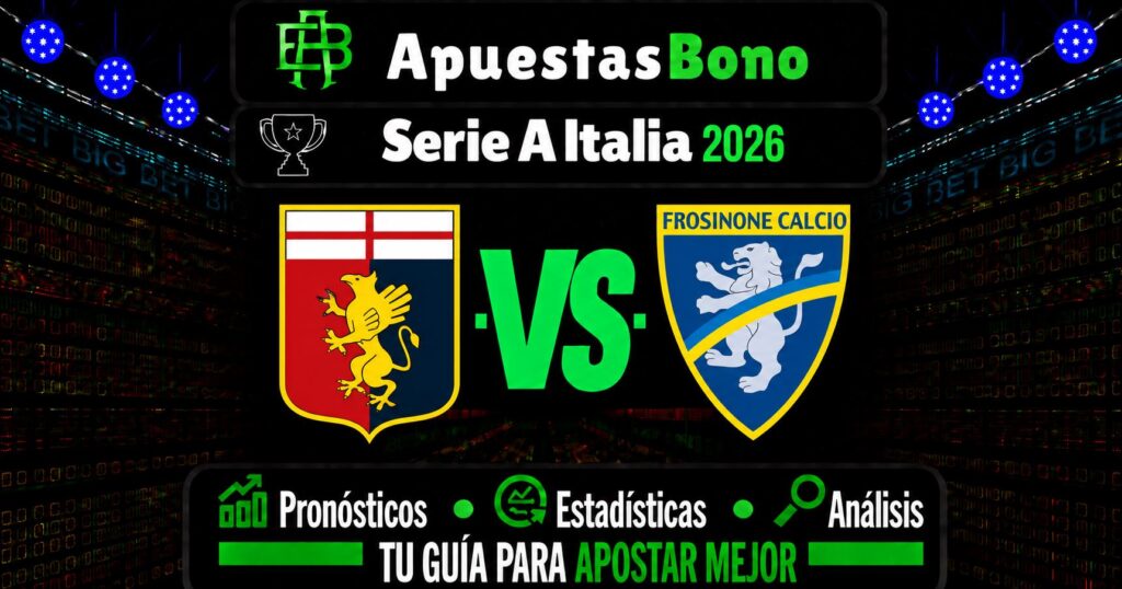 Predicción y análisis de Genoa vs Frosinone – Serie A, 12 de septiembre de 2026