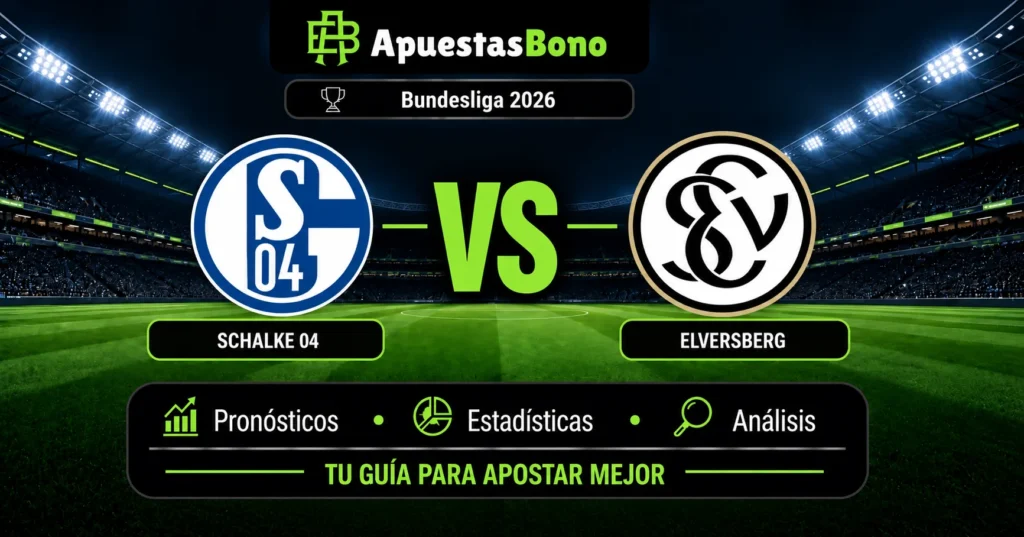 Predicción y análisis de Schalke 04 vs Elversberg – Bundesliga, 20 de septiembre de 2026