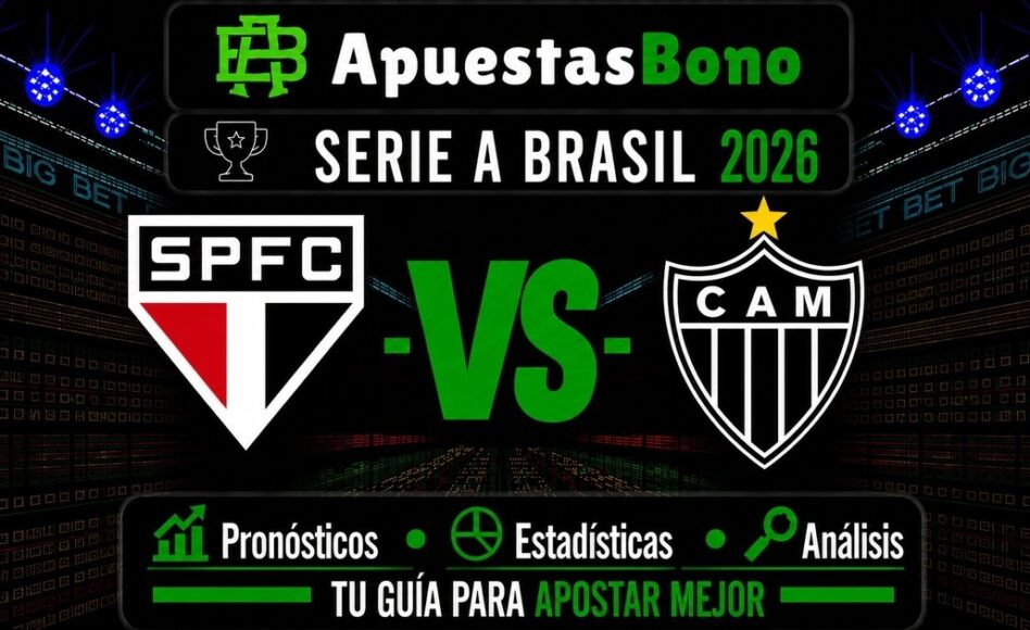 Predicción y análisis de São Paulo contra Atlético Mineiro –Liga Brasil 2026– 5 de Septiembre (18:30 hora local)