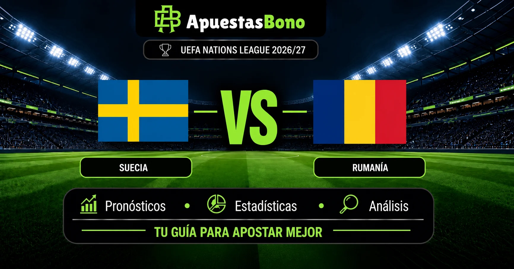 Predicción Suecia contra Rumania por la UEFA Nations League 2026