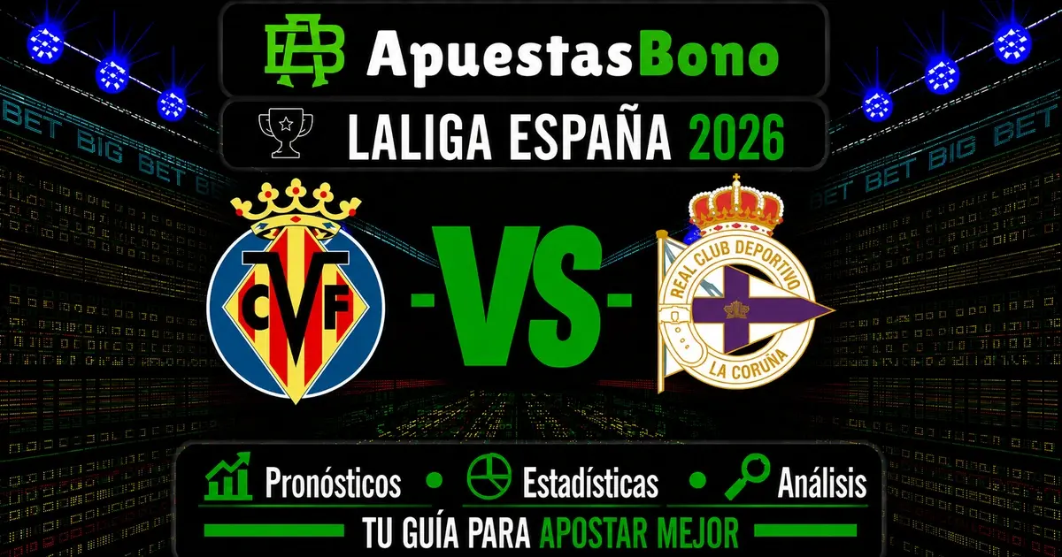 Predicción Villarreal contra Deportivo de La Coruña por LaLiga 2026