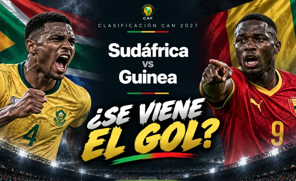 Pronóstico Sudáfrica vs Guinea – Más de 2.00 goles @2.05