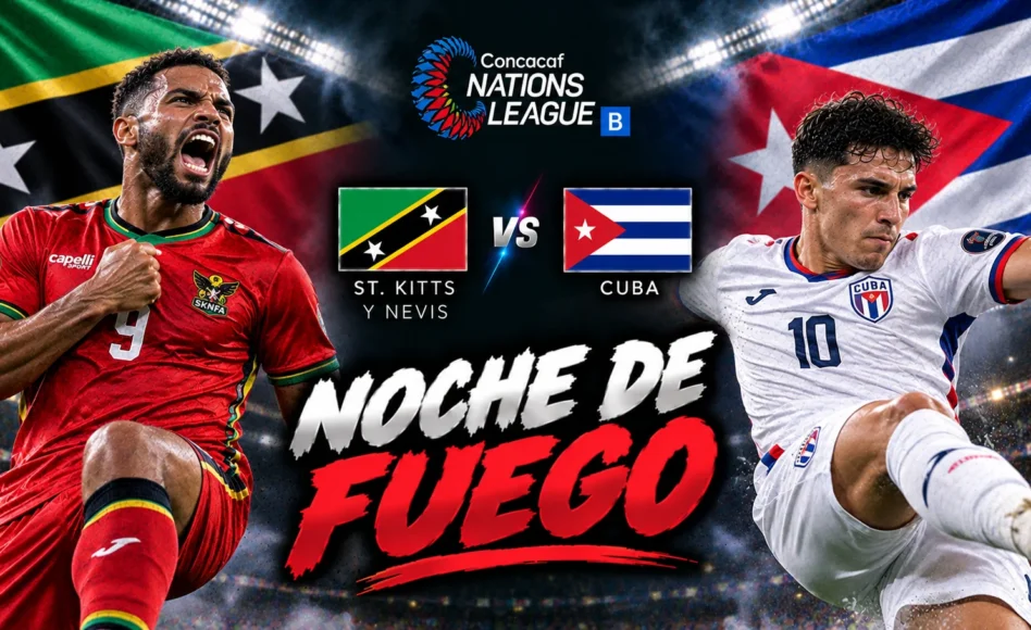 Pronóstico St. Kitts y Nevis vs Cuba – Cuba gana @1.80
