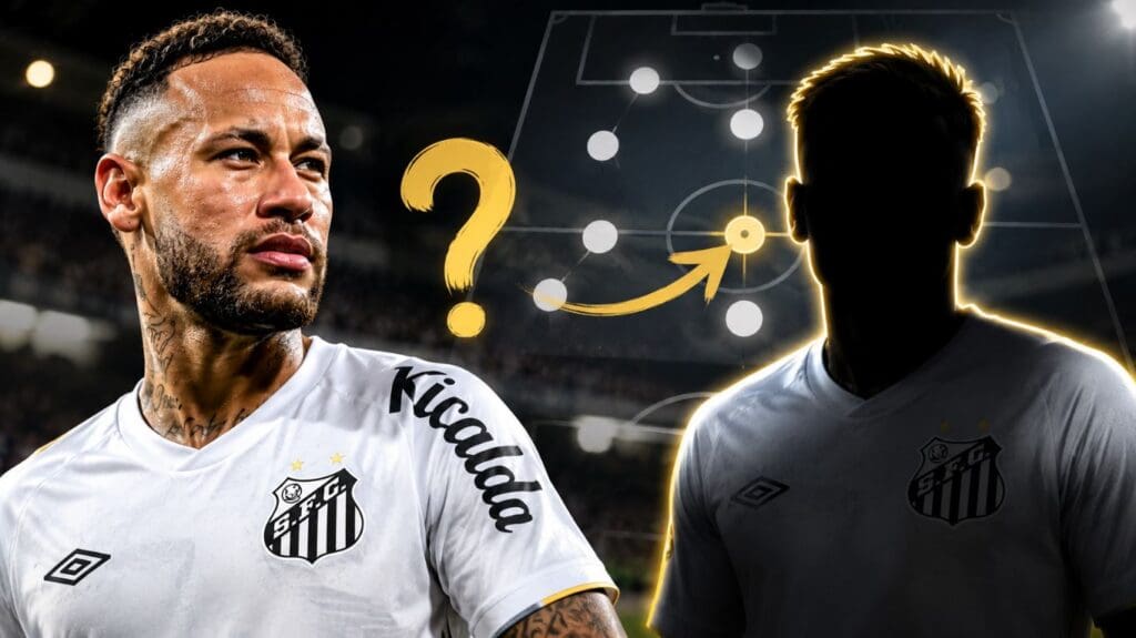 Neymar juega por Santos mientras surge la incógnita sobre quién ocuparía su lugar en el equipo titular para un partido de la Copa Sudamericana.